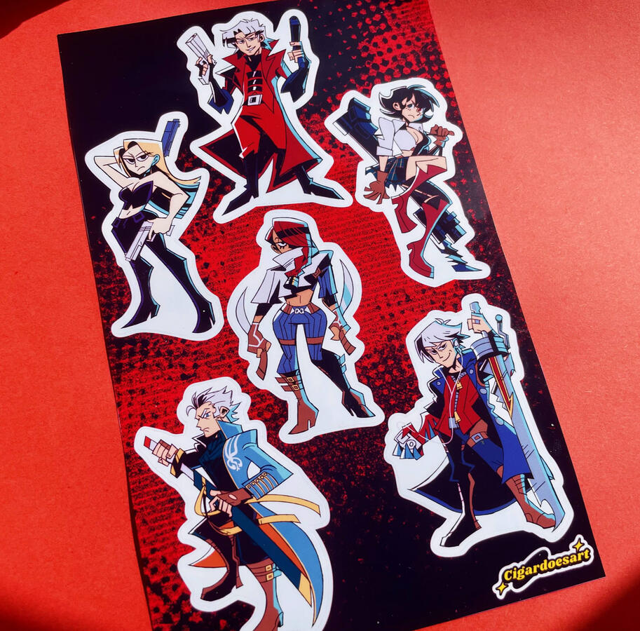 DMC Sticker Sheet