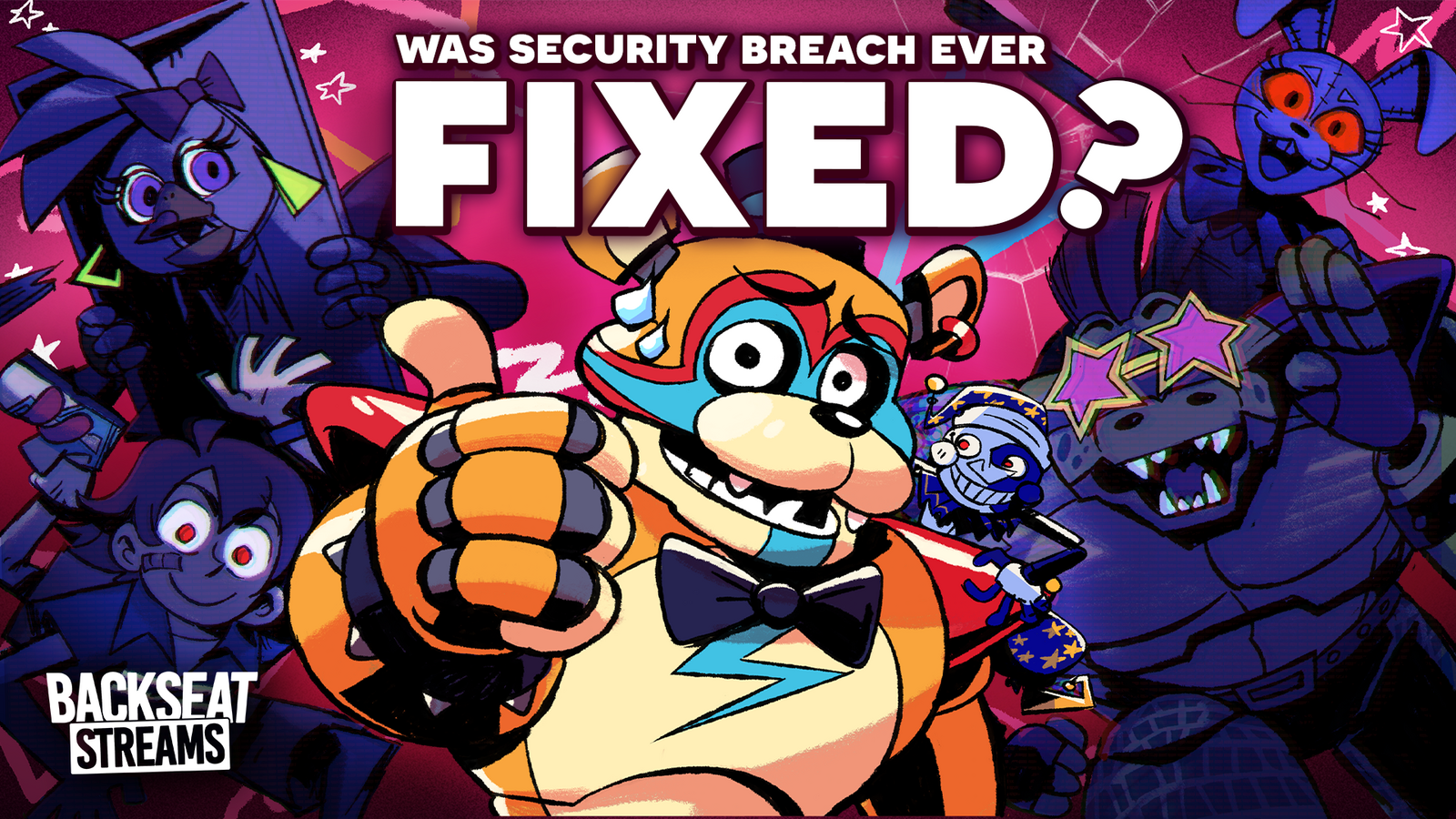 Youtube thumbnail for BackseatGaming&#39;s &#39;Was Secruity Breach Ever Fixed&#39; video.